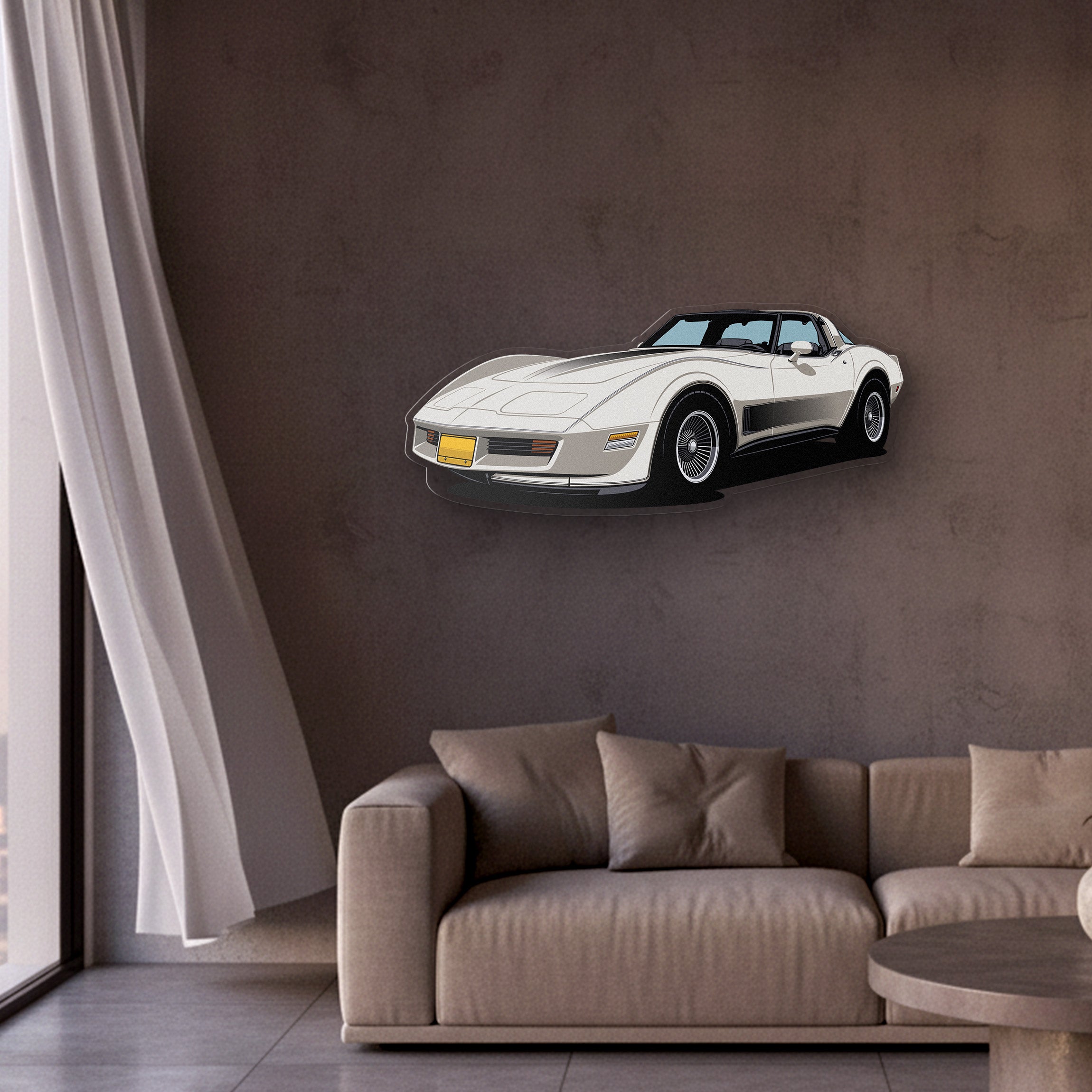 Corvette C3 Collector Edition 1982 Front Angle Acrylic Print