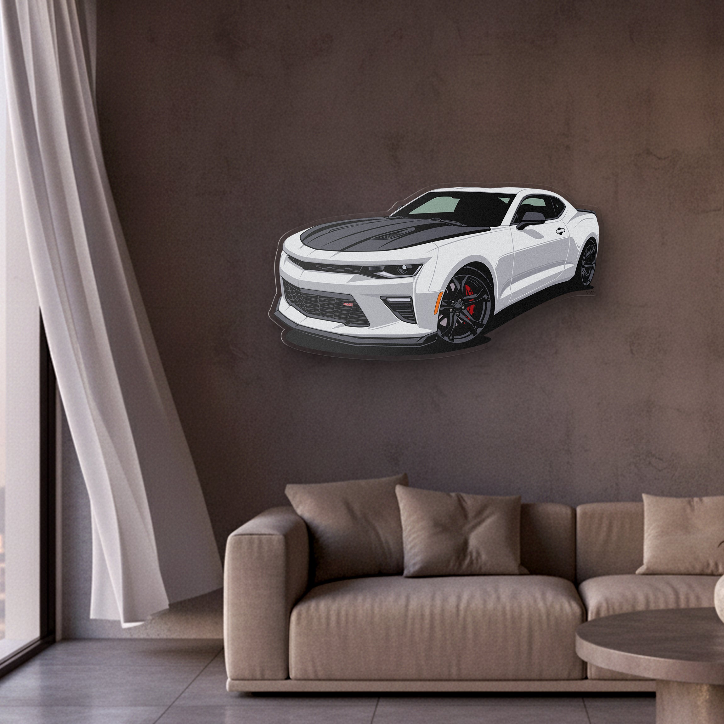 Camaro SS 1LE 2017 Front Angle Acrylic Print