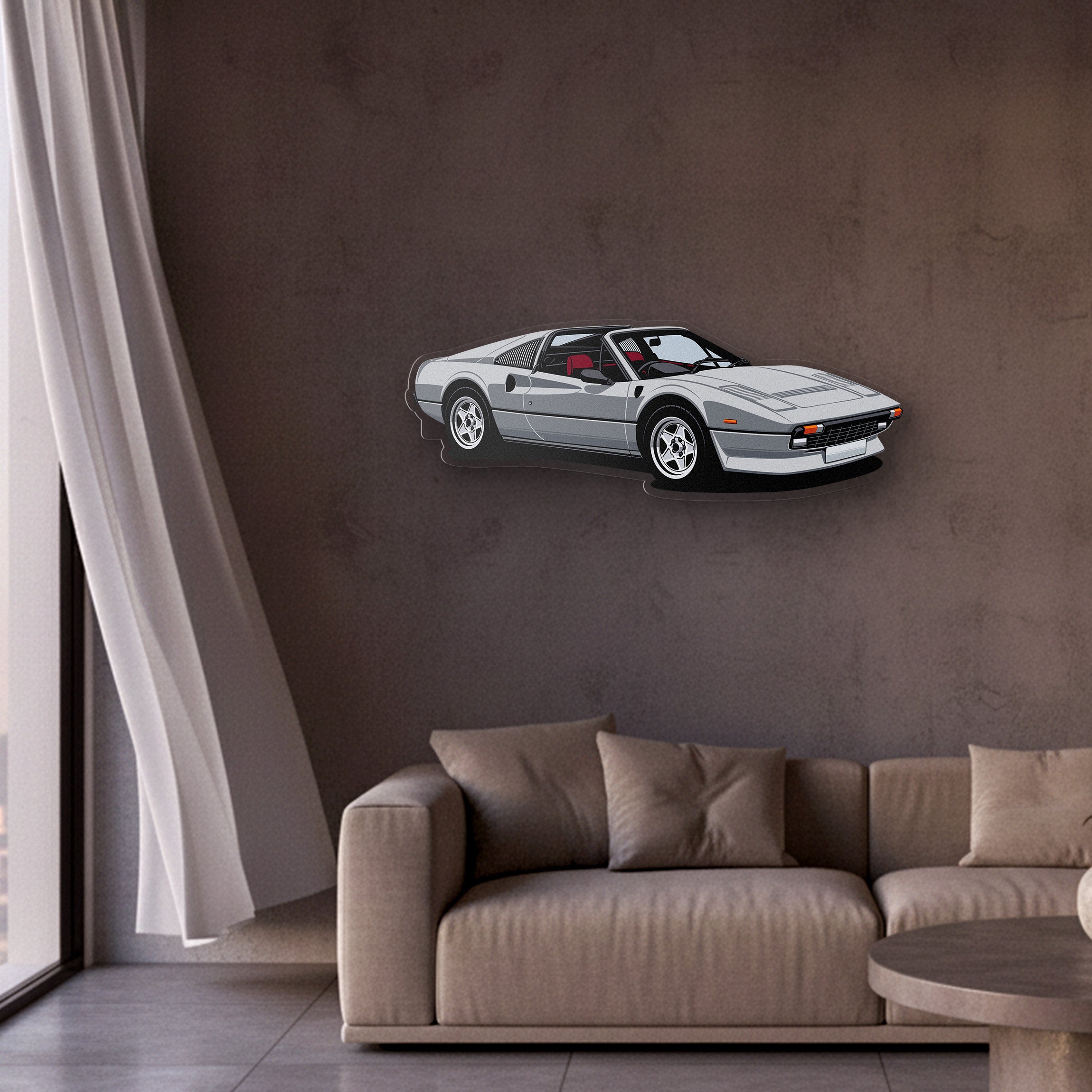 308 GTS Front Angle Acrylic Print