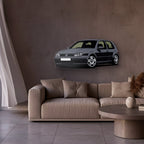 Golf MK4 Front Angle Acrylic Print