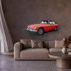 MGB GT Front Angle Acrylic Print