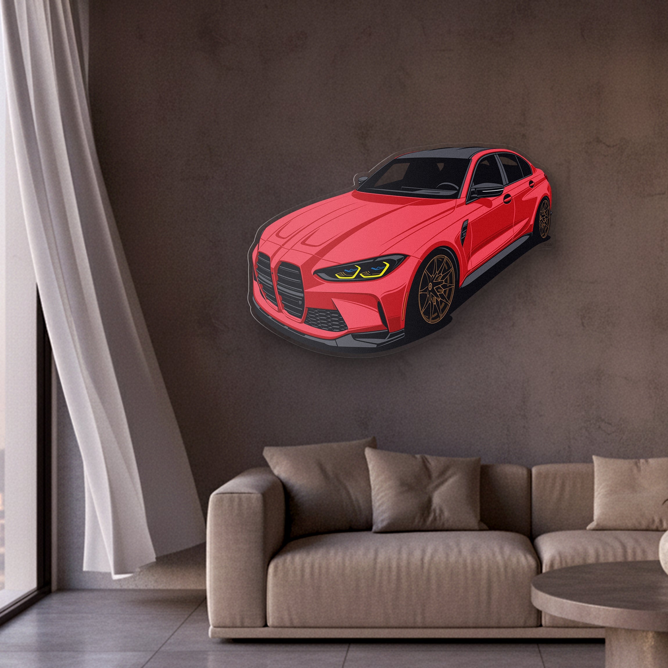 M3 G80 Front Angle Acrylic Print