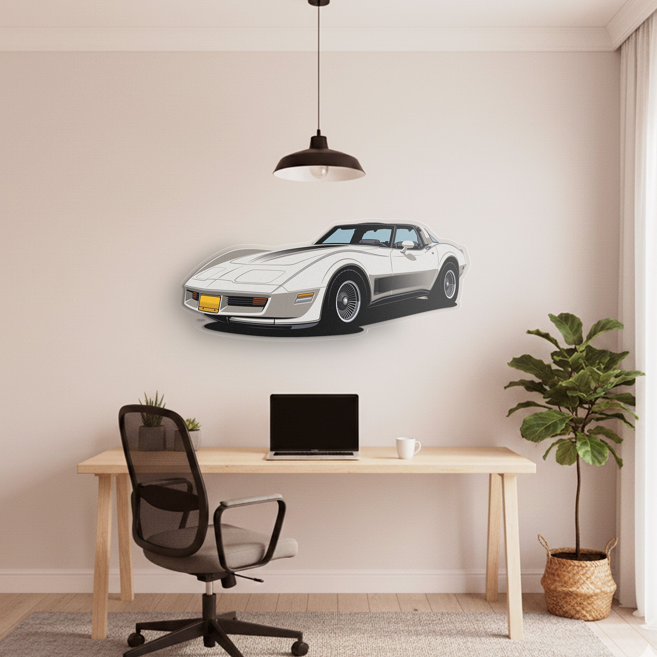 Corvette C3 Collector Edition 1982 Front Angle Acrylic Print