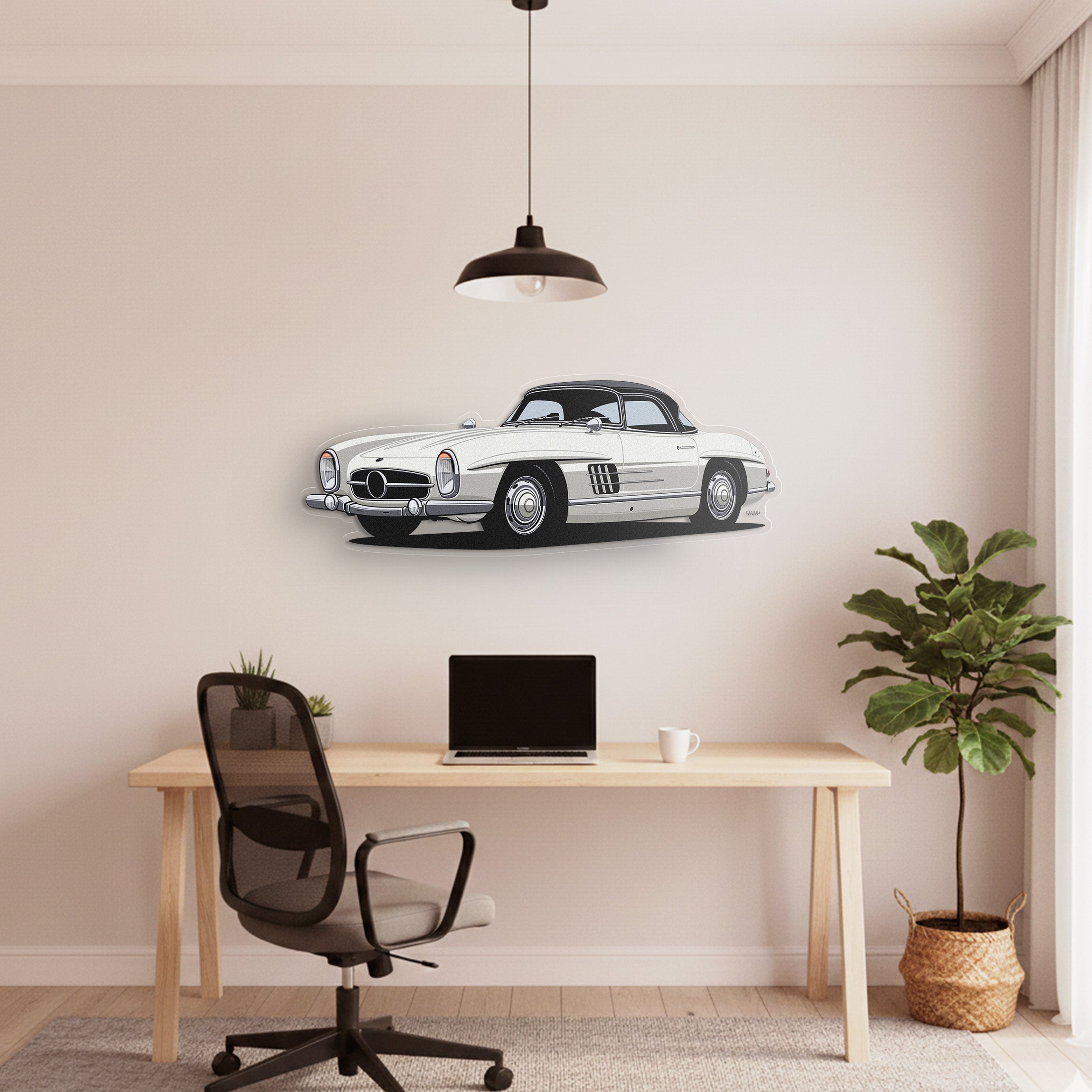 300 SL Roadster 1963 Front Angle Acrylic Print