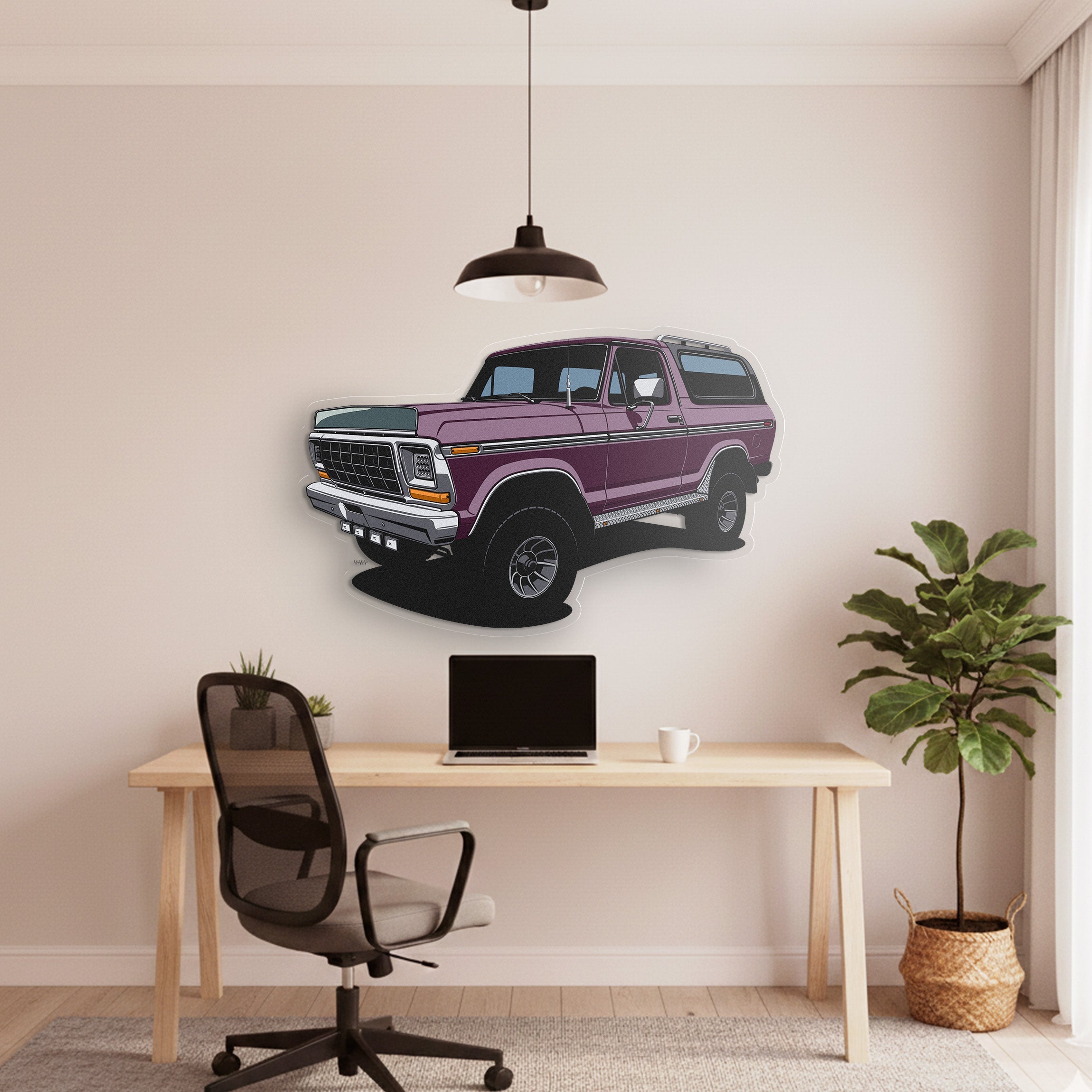 Bronco 1979 Front Angle Acrylic Print