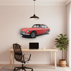 MGB GT Front Angle Acrylic Print