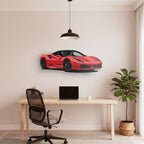 488 GTB Front Angle Acrylic Print