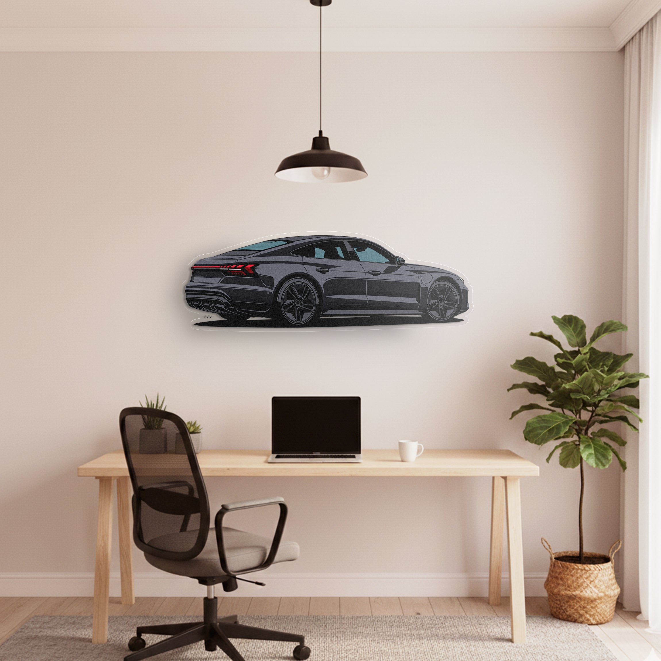 RS E-tron GT Back Angle Acrylic Print