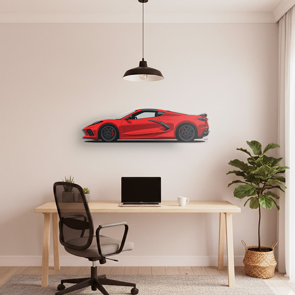 Corvette Stingray C8 Acrylic Print