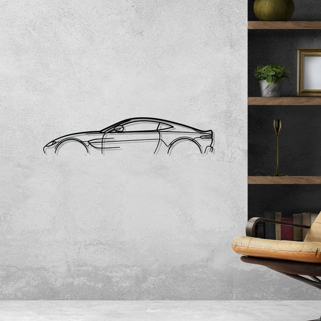 Aston Vantage 2020 Classic Silhouette Metal Wall Art