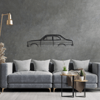 Escort Mk1 Classic Silhouette Metal Wall Art
