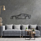 Corvette c6 ZR1 Detailed Silhouette Metal Wall Art