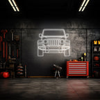Wrangler 2020 Front Neon Silhouette