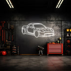 MR2 2002 Angle Neon Silhouette