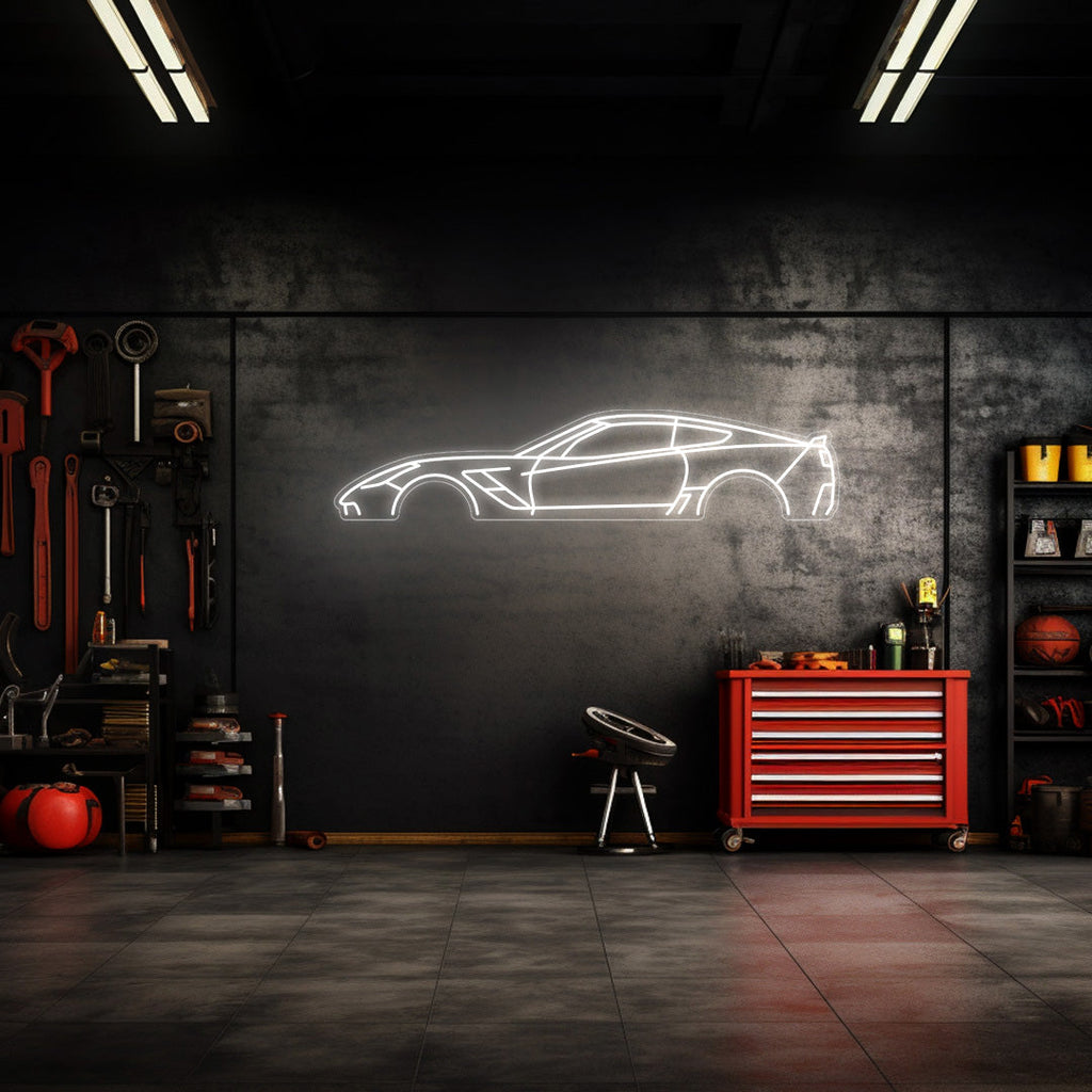 Corvette C7 GS Neon Silhouette