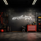 Spider Abarth Neon Silhouette