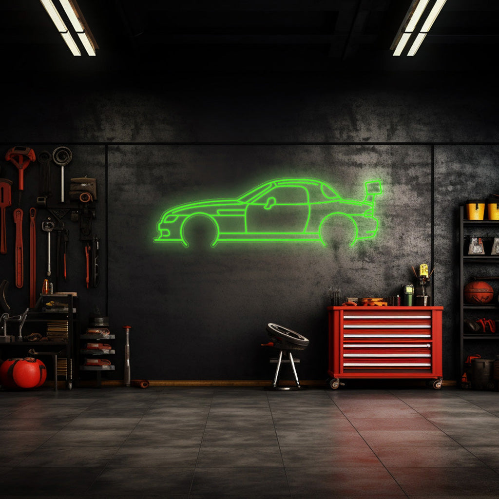 Z3 Race Detailed Neon Silhouette