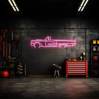 Thunderbird 1959 Neon Silhouette