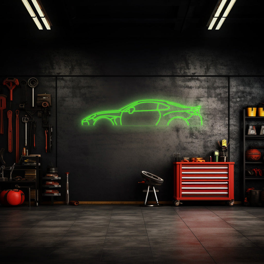 GR86 2023 Neon Silhouette