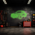 Hilux Angle 1990 Neon Silhouette