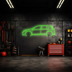 Golf 8 Neon Silhouette