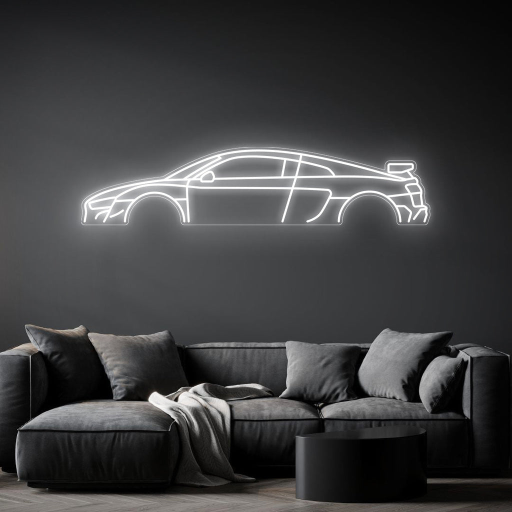 R8 V10 2023 Neon Silhouette