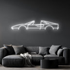 308 GTS Neon Silhouette