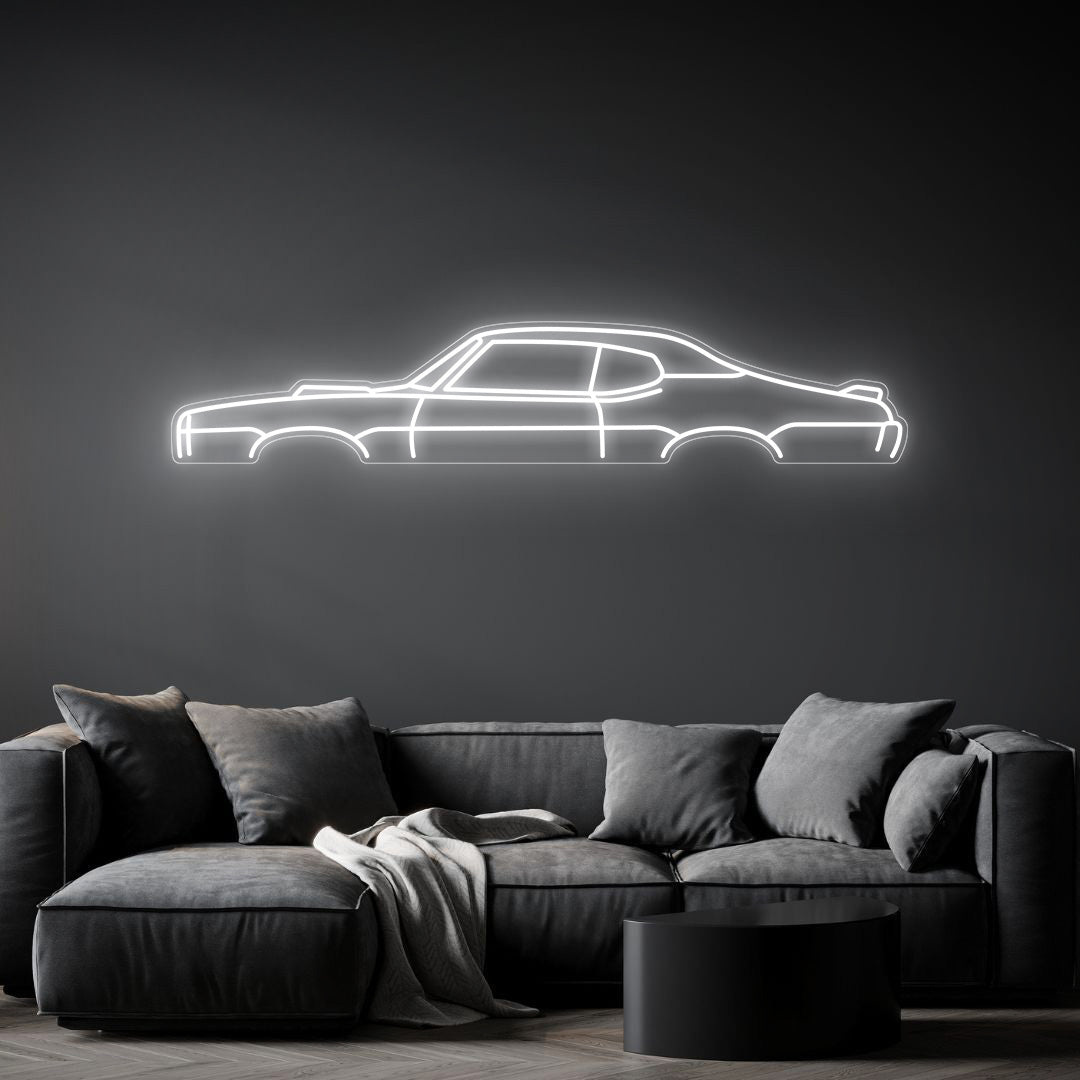GTO 1969 Neon Silhouette