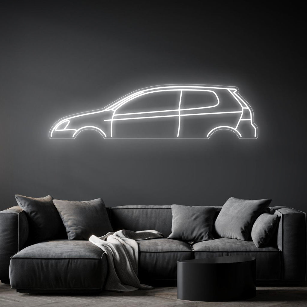Golf R32 2008 Neon Silhouette