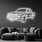 Hilux Angle 1990 Neon Silhouette