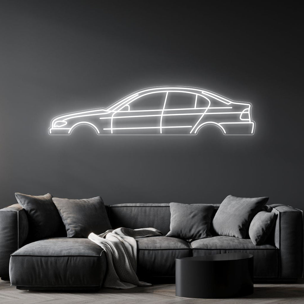 E46 Sedan 2003 Neon Silhouette