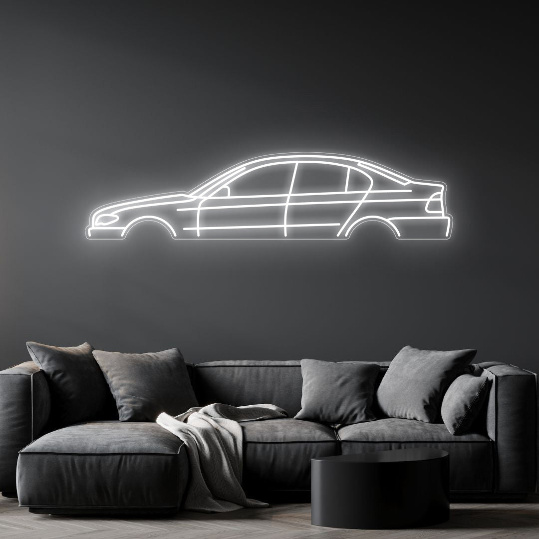 E46 Sedan 2003 Neon Silhouette