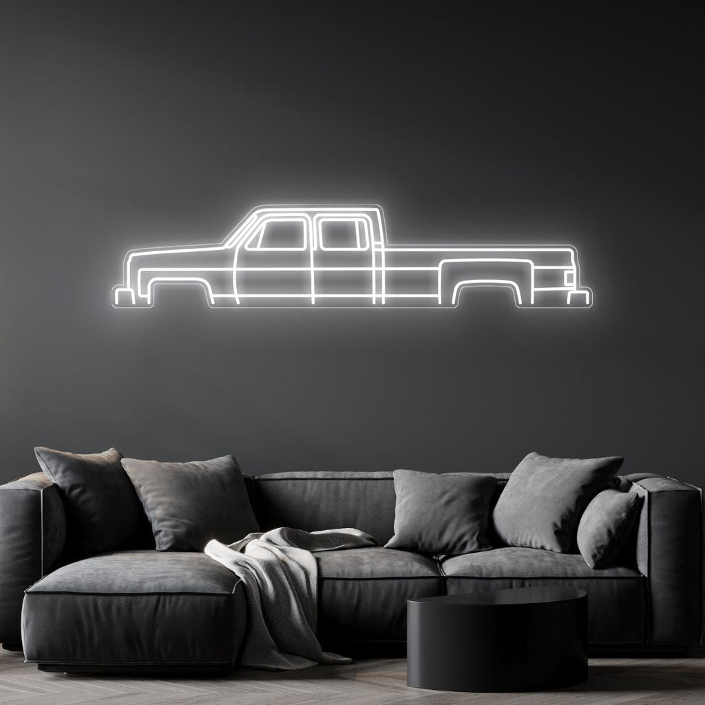 C30 1980 Neon Silhouette