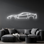 Corvette C7 Z06 Neon Silhouette