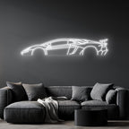 Aventador SV Neon Silhouette