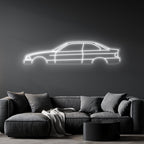 E36 Coupe Neon Silhouette