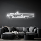 Thunderbird 1959 Neon Silhouette