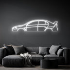 Lancer Evo X Neon Silhouette
