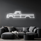 F250 1975 Neon Silhouette