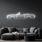 Challenger Cabrio 1970 Neon Silhouette