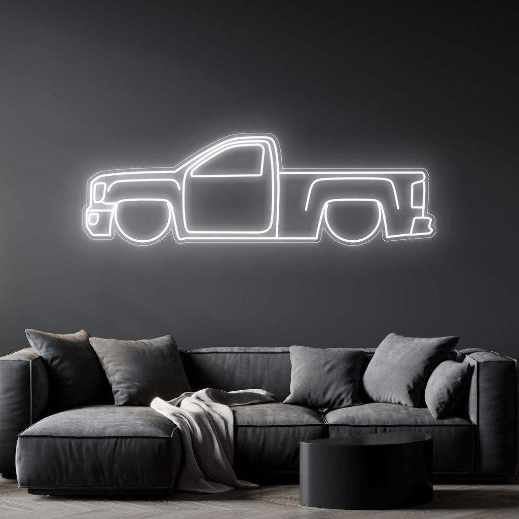 Sierra 1500 Neon Silhouette