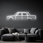 Giulia Saloon 1970 Neon Silhouette