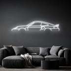 911 996 Turbo Neon Silhouette
