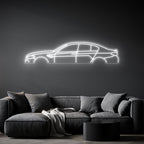M5 CS 2019 Neon Silhouette