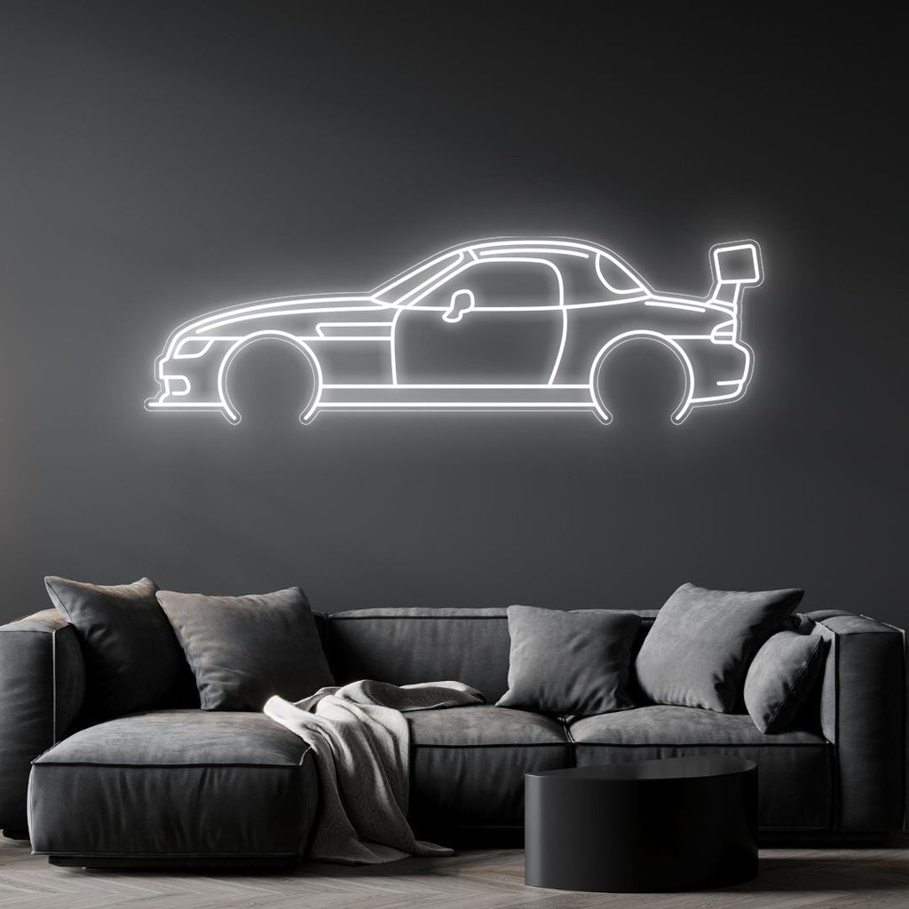 Z3 Race Detailed Neon Silhouette