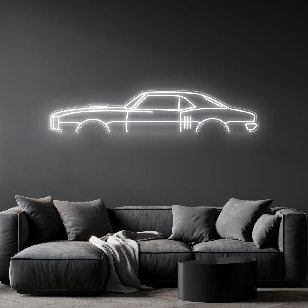 Firebird 1968 Coupe Neon Silhouette