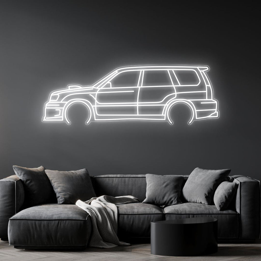 Forester 2004 Neon Silhouette