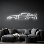 Supra MK5 Neon Silhouette