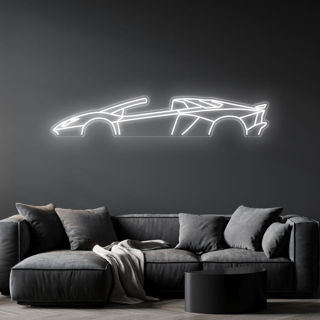 Aventador S 2019 Roadster Neon Silhouette