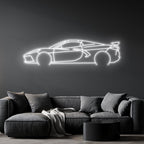 Corvette C8 HTC Neon Silhouette
